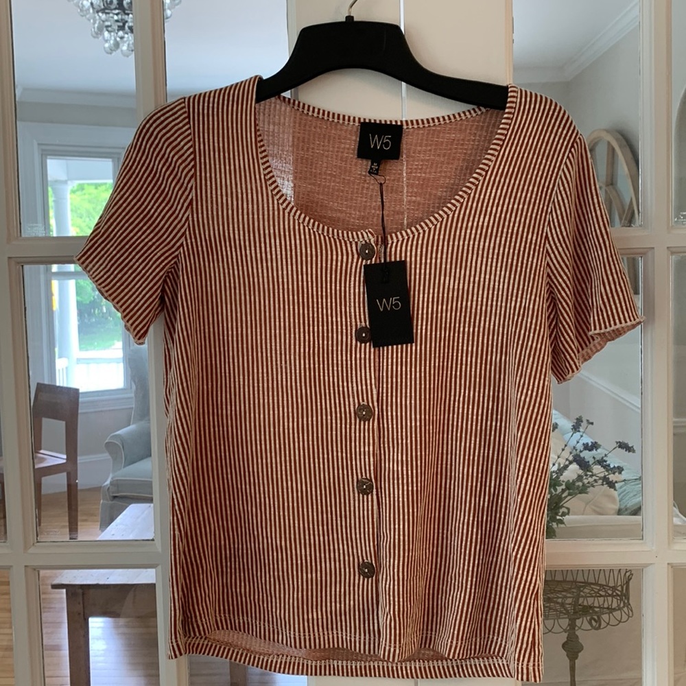 NWT ANTHROPOLOGIE W5 SHIRT
